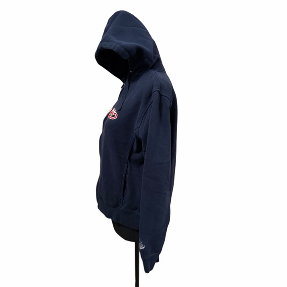Women’s Navy Blue Gonzaga University Bulldogs Embroidered Zip-Up Hoodie size M - Picture 3 of 11